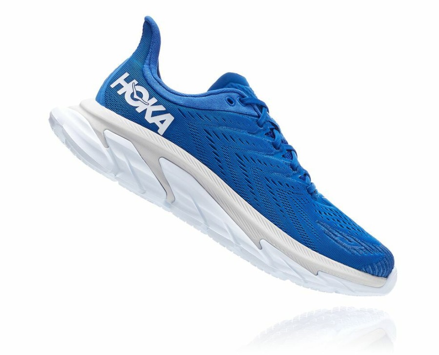 Men'S Shoes * | Limited Edition Hoka Men'S Clifton Edge Running Shoes Blue/White My-4293517