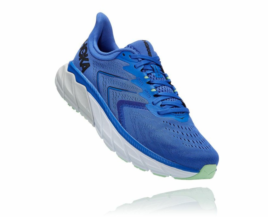 Men'S Shoes * | Online Hoka Men'S Arahi 5 Stability Shoes Blue/Black My-6281574