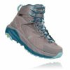 Women'S Shoes * | Sale Hoka Women'S Kaha Gore-Tex Hiking Boots Grey/Light Turquoise My-1426397