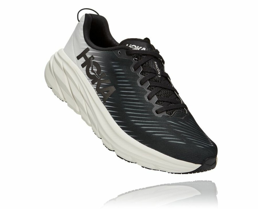 Men'S Shoes * | Limited Edition Hoka Men'S Rincon 3 Wides Black/White My-0416528