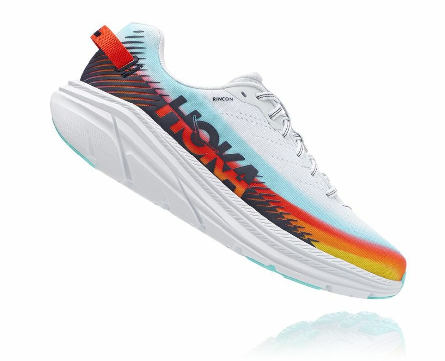 Women'S Shoes * | Limited Edition Hoka Women'S Ironman Rincon 2 Running Shoes White/Blue My-3932258