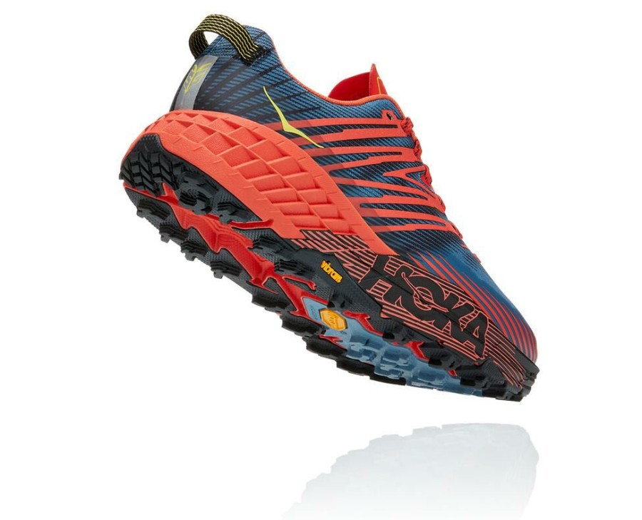 Running Shoes * | Limited Edition Hoka One One Speedgoat 4 For Men Fiesta / Provincial Blue