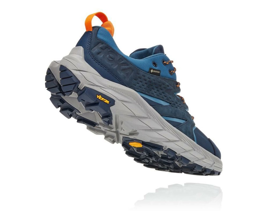 Hiking Shoes * | Limited Edition Hoka One One Anacapa Low Gore-Tex For Women Outer Space / Real Teal