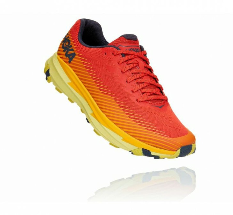 Running Shoes * | Hoka Online Men'S Torrent 2 Fiesta / Saffron