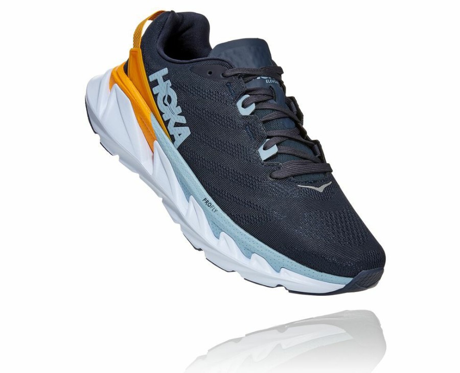 Men'S Shoes * | Sale Hoka Men'S Elevon 2 Walking Shoes Navy My-9349172