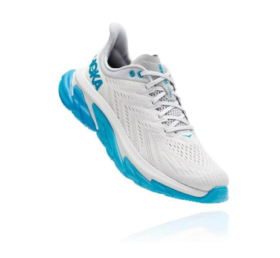 Running Shoes * | Hoka Shop Men'S Clifton Edge Nimbus Cloud / Cyan