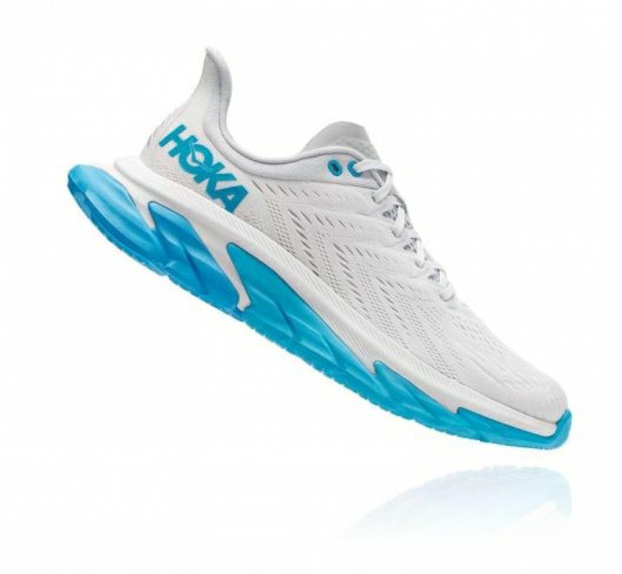 Running Shoes * | Hoka Shop Men'S Clifton Edge Nimbus Cloud / Cyan