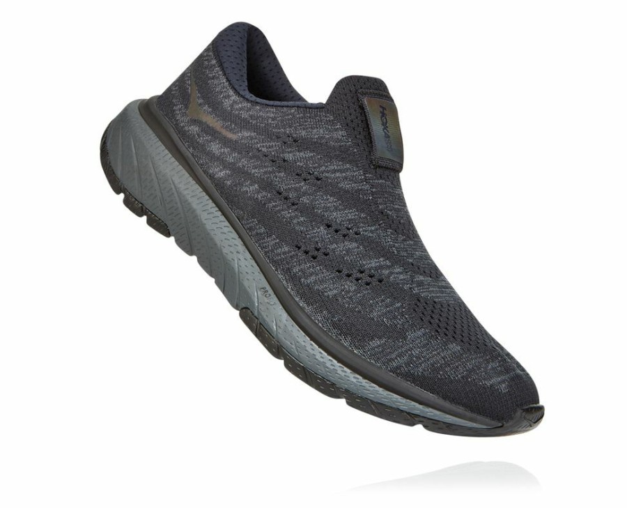 Women'S Shoes * | Online Hoka Women'S Cavu 3 Slip Running Shoes Black/Dark Grey My-4650121