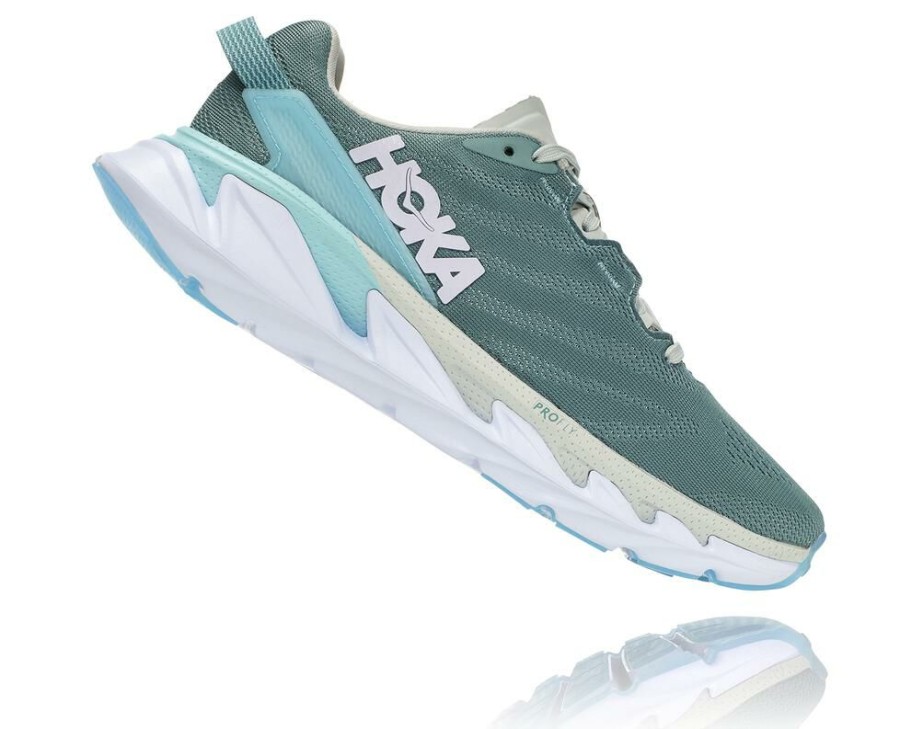 Running Shoes * | Sale Hoka One One Elevon 2 For Women Oil Blue / White