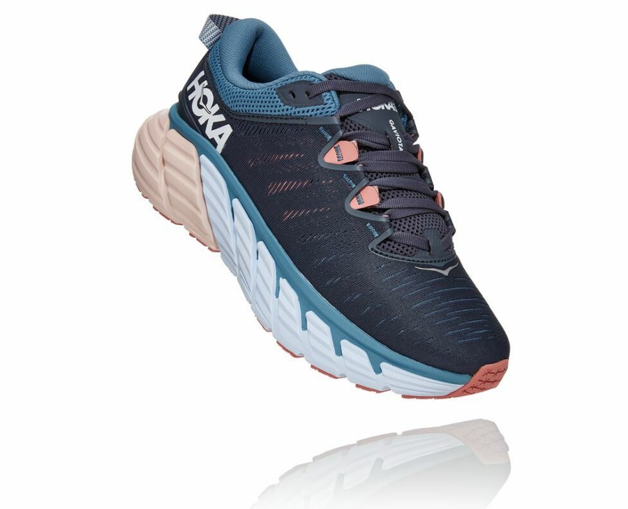 Women'S Shoes * | Shop Hoka Women'S Gaviota 3 Wides Navy/Rose My-2340956