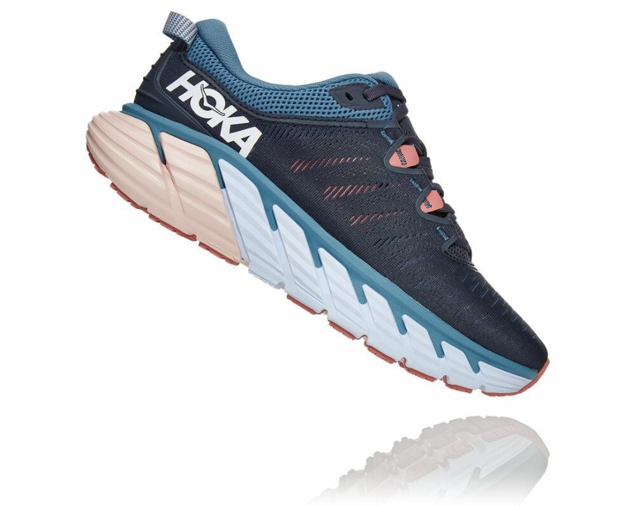 Women'S Shoes * | Shop Hoka Women'S Gaviota 3 Wides Navy/Rose My-2340956