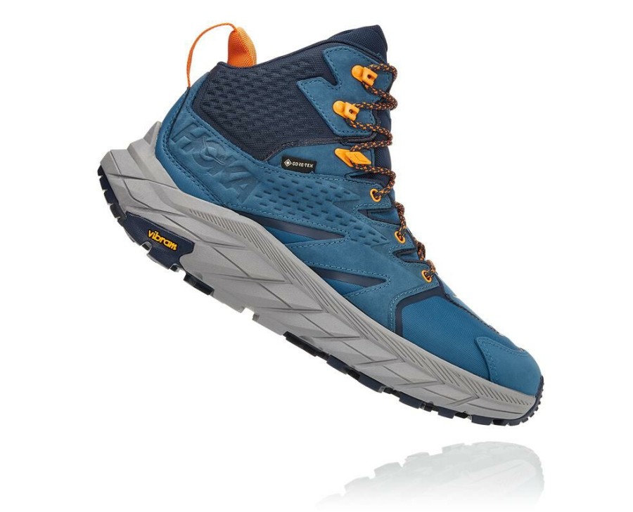 Hiking Shoes * | Sale Hoka One One Anacapa Mid Gore-Tex For Women Real Teal / Outer Space