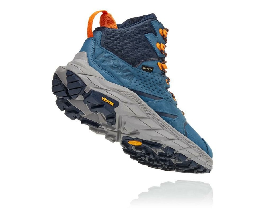 Hiking Shoes * | Sale Hoka One One Anacapa Mid Gore-Tex For Women Real Teal / Outer Space