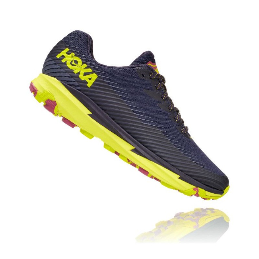 Running Shoes * | Sale Hoka One One Torrent 2 (Deep Well/Evening Primrose) Trail Shoes Women