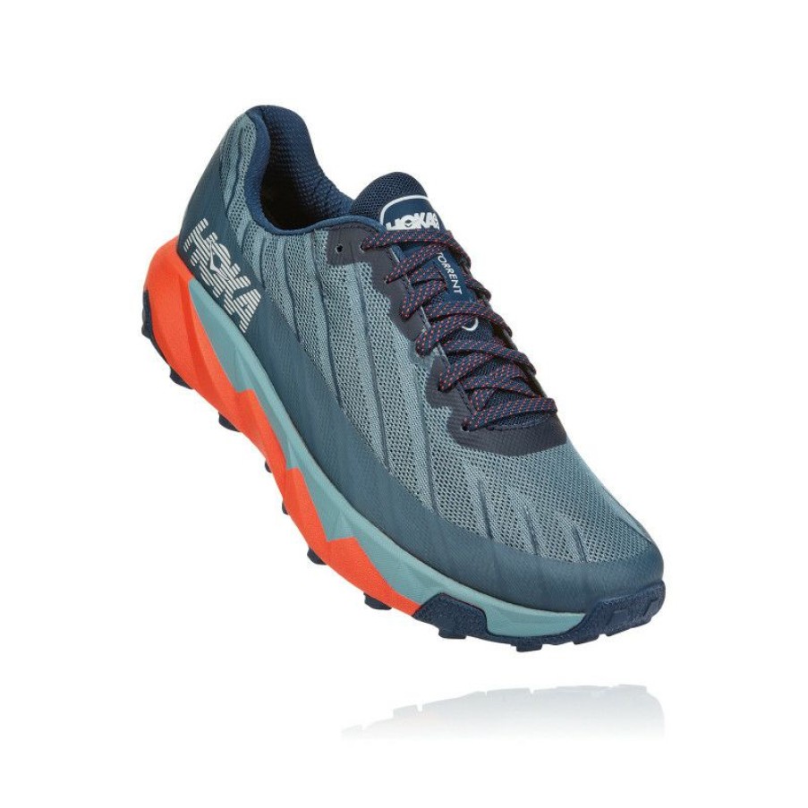 Running Shoes * | Sale Trail Shoes Torrent Hoka One One (Moonlit Ocean / Lead))