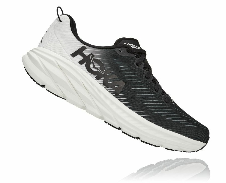 Men'S Shoes * | Shop Hoka Men'S Rincon 3 Walking Shoes Black/White My-5120354