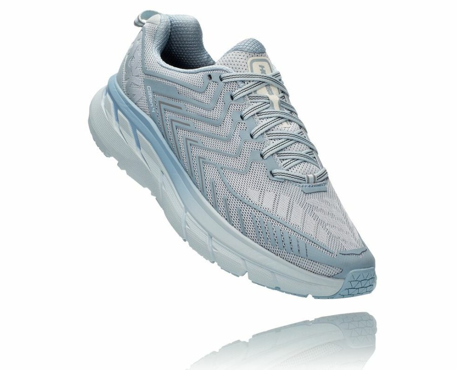 Women'S Shoes * | Sale Hoka Women'S Ov Clifton Running Shoes Light Grey My-9054173