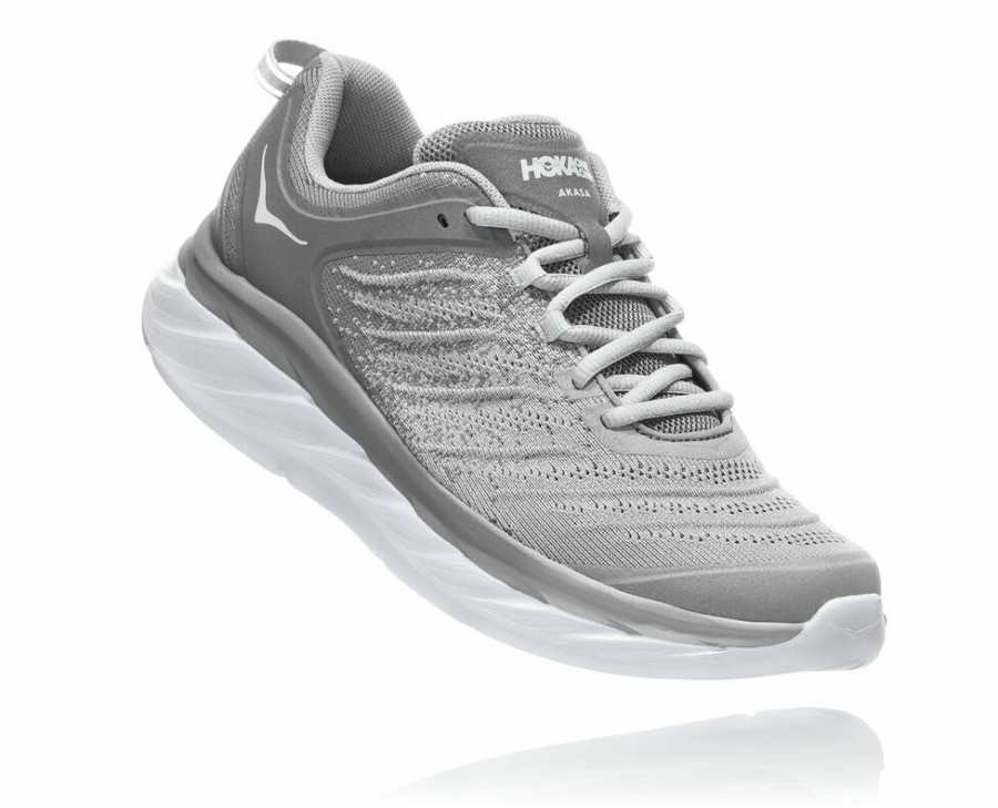 Men'S Shoes * | Limited Edition Hoka Men'S Akasa Orthopedic Shoes Grey Silver My-3635549