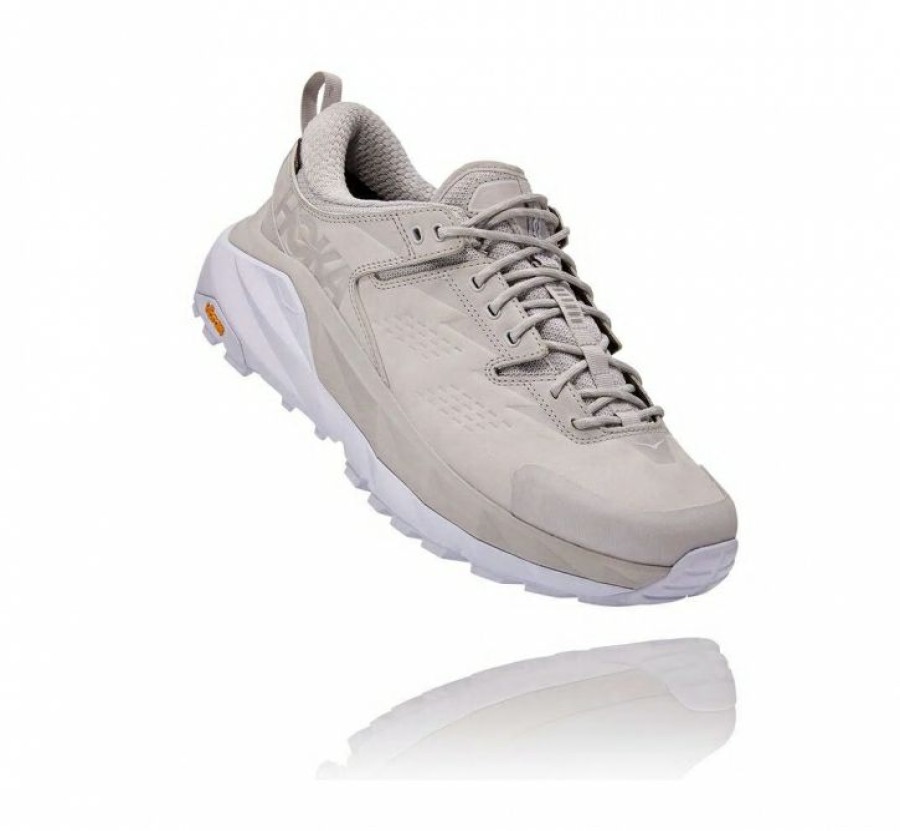 Running Shoes * | Hoka Limited Edition All Gender Kaha Low Gore-Tex Lunar Rock / White