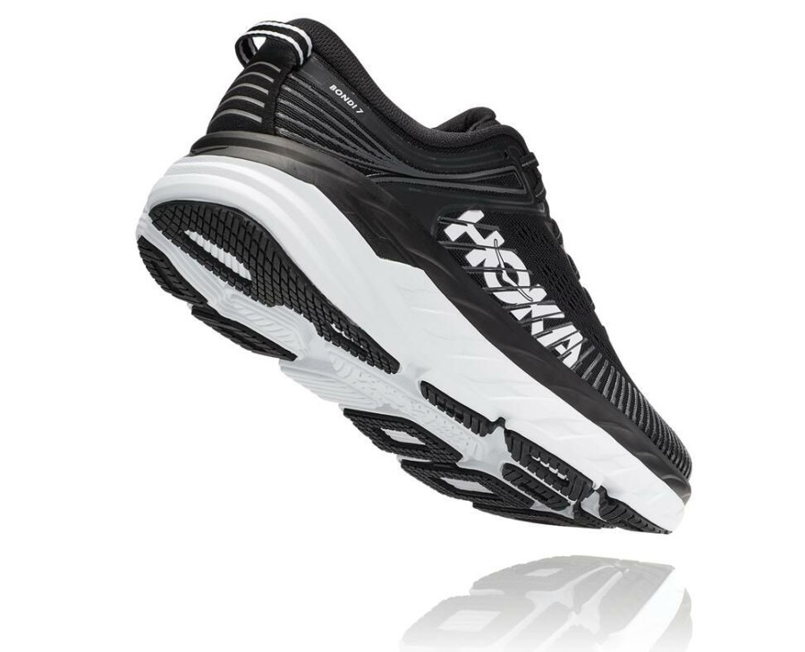 Running Shoes * | Sale Hoka One One Bondi 7 For Women Black / White