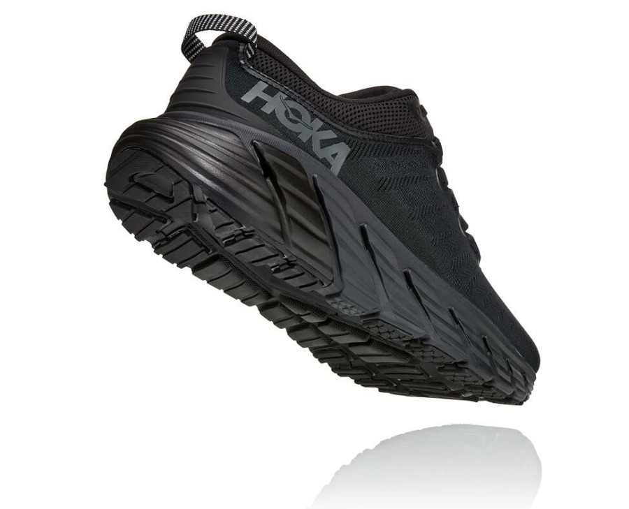 Running Shoes * | Hoka Online Gaviota 3 Road Running Shoe Black / Black