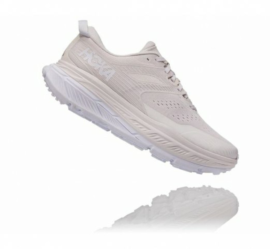 Running Shoes * | Hoka Shop All Gender Stinson Atr 6 Nimbus Cloud / White