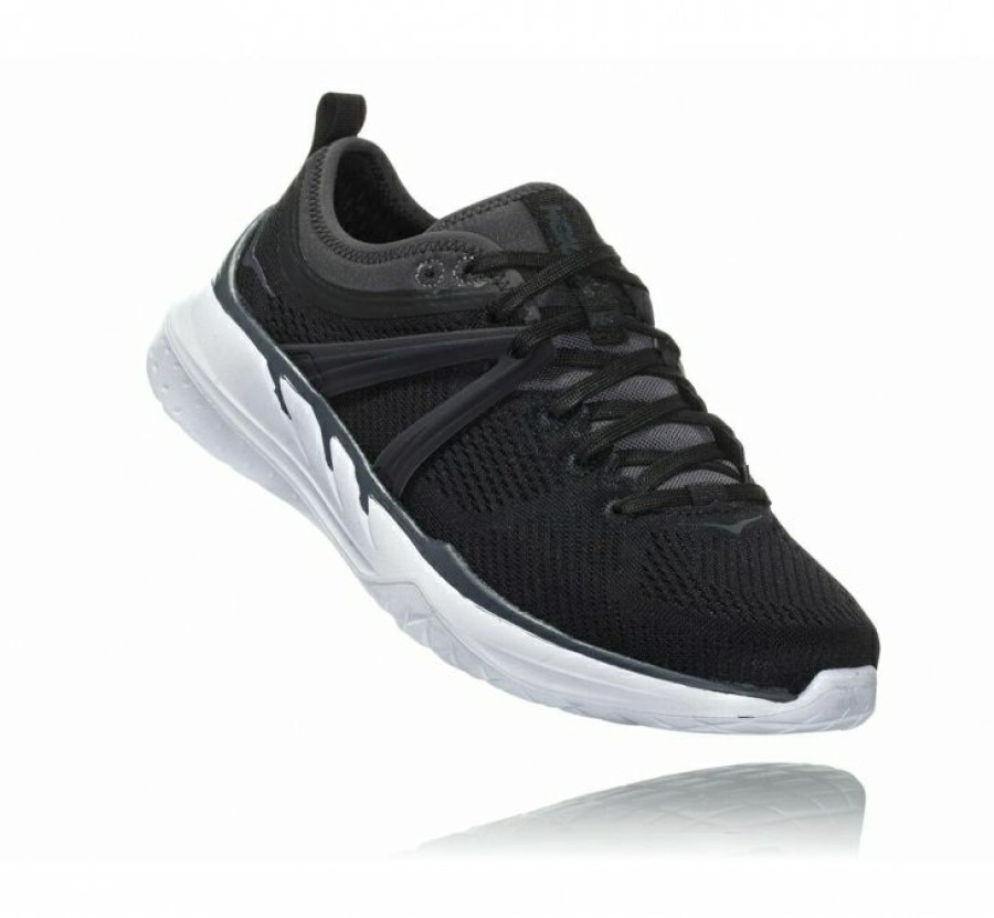 Running Shoes * | Hoka Online Women'S Tivra Black / Dark Shadow