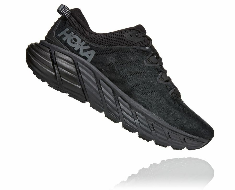 Men'S Shoes * | Limited Edition Hoka Men'S Gaviota 3 Stability Shoes Black My-5322348