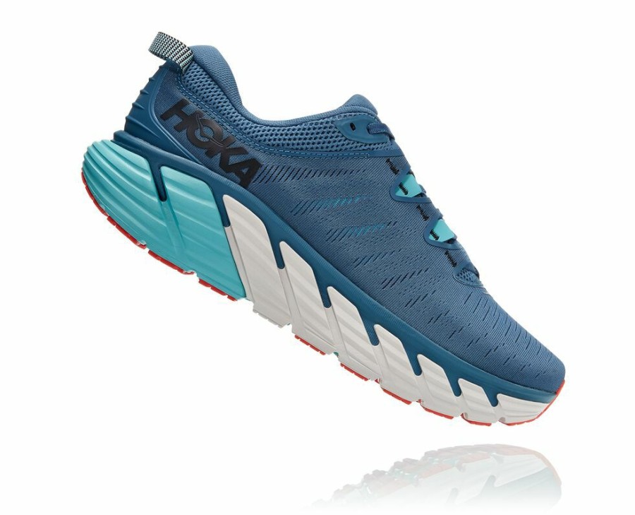 Men'S Shoes * | Online Hoka Men'S Gaviota 3 Road Running Shoes Blue My-8164357