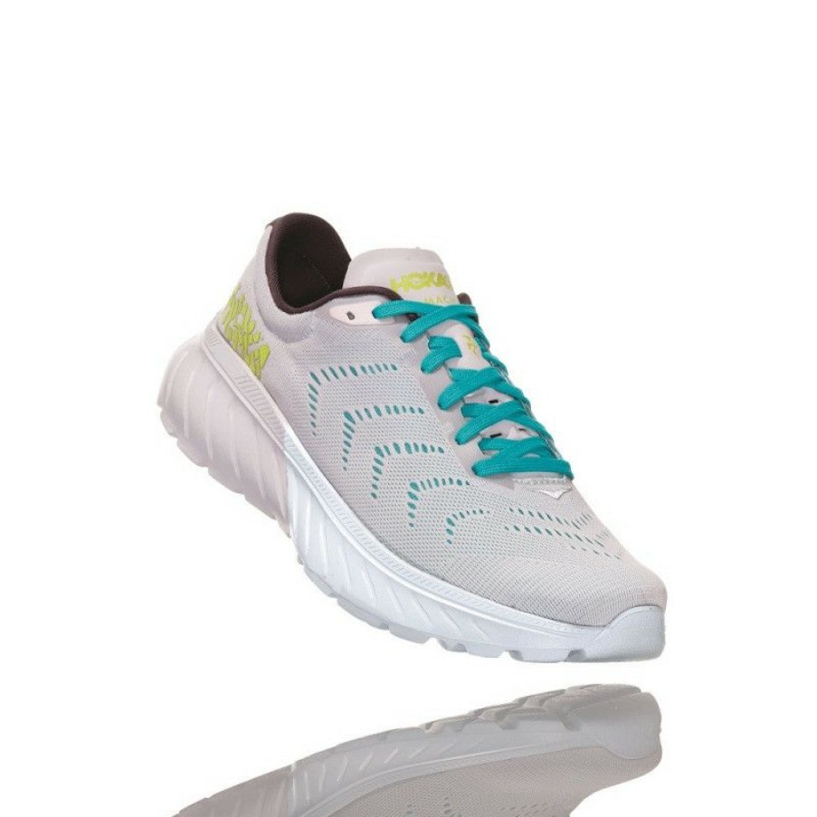 Running Shoes * | Online Running Shoe Mach 2 Hoka One One (White / Nimbus Cloud) Woman