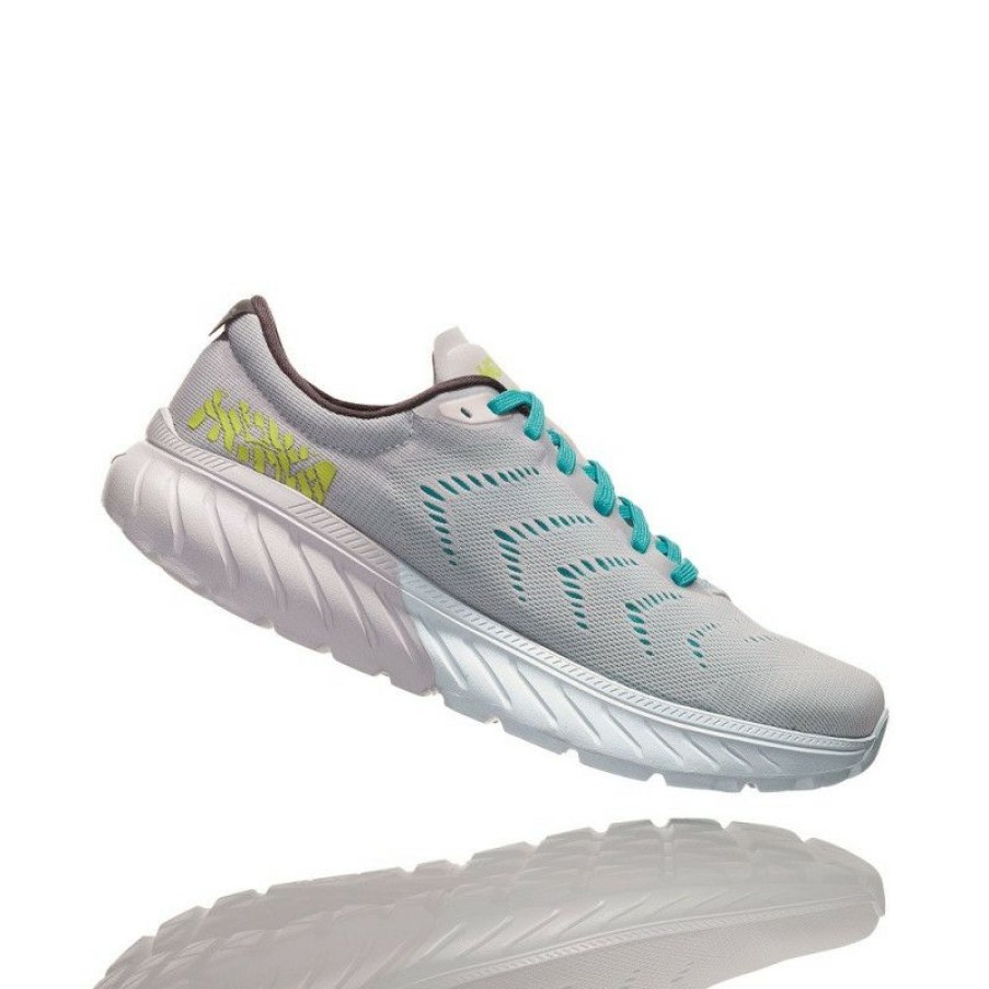 Running Shoes * | Online Running Shoe Mach 2 Hoka One One (White / Nimbus Cloud) Woman