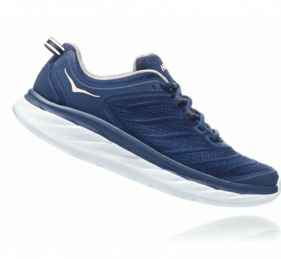 Running Shoes * | Hoka Shop Women'S Akasa Mood Indigo / Dusty Pink