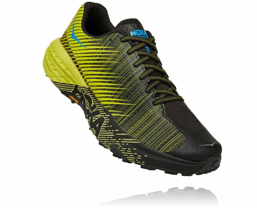 Men'S Shoes * | Sale Hoka Men'S Evo Speedgoat Trail Running Shoes Yellow/Black My-7932154