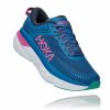 Women'S Shoes * | Limited Edition Hoka Women'S Bondi 7 Walking Shoes Blue/Pink My-3124950