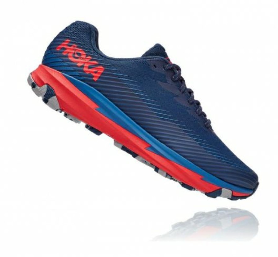 Running Shoes * | Hoka Online Men'S Torrent 2 Moonlit Ocean / High Risk Red