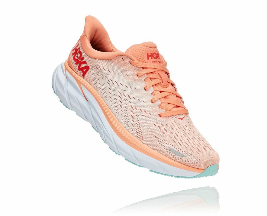 Women'S Shoes * | Shop Hoka Women'S Clifton 8 Orthopedic Shoes Orange My-9536357