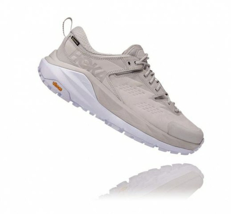 Running Shoes * | Hoka Sale All Gender Kaha Low Gore-Tex Lunar Rock / White