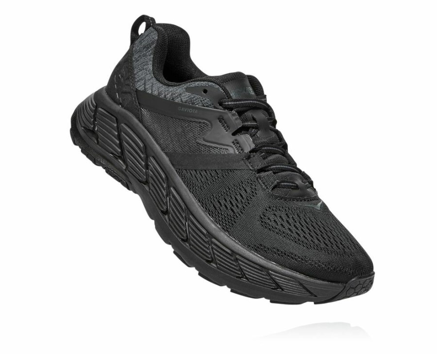 Women'S Shoes * | Limited Edition Hoka Women'S Gaviota 2 Wides Black/Dark Grey My-0978163