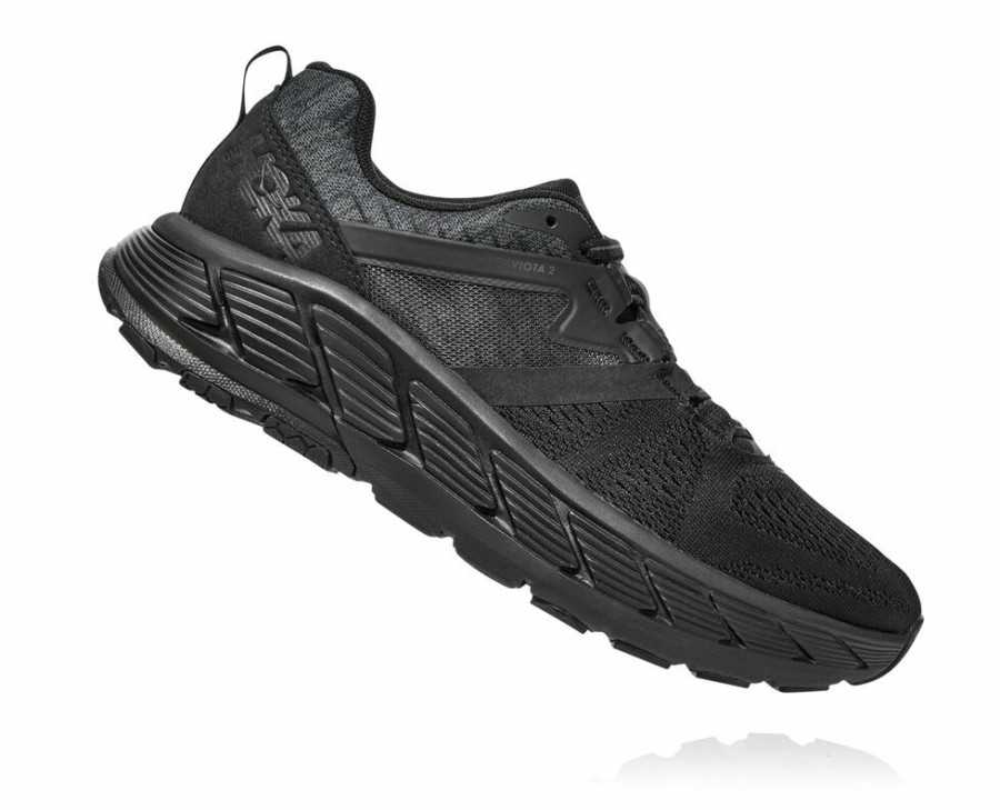 Women'S Shoes * | Limited Edition Hoka Women'S Gaviota 2 Wides Black/Dark Grey My-0978163