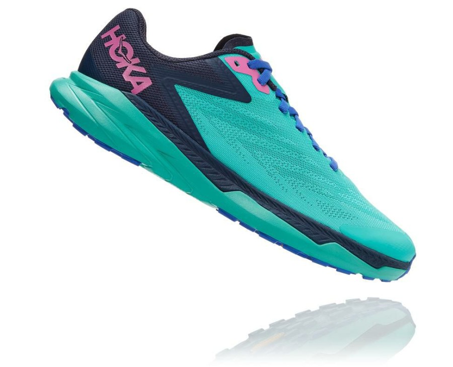 Running Shoes * | Shop Hoka One One Zinal For Women Atlantis / Outer Space