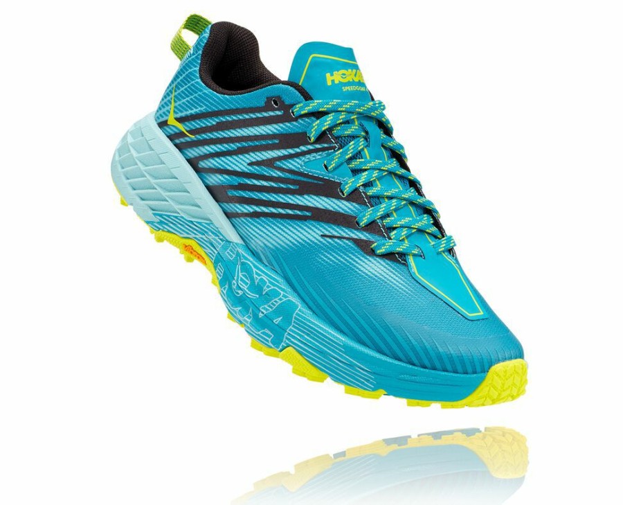 Women'S Shoes * | Online Hoka Women'S Speedgoat 4 Hiking Shoes Turquoise/Blue My-9410527