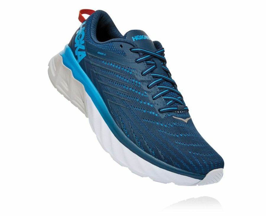 Men'S Shoes * | Shop Hoka Men'S Arahi 4 Running Shoes Blue My-1876534