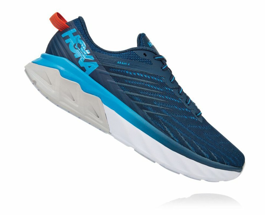 Men'S Shoes * | Shop Hoka Men'S Arahi 4 Running Shoes Blue My-1876534